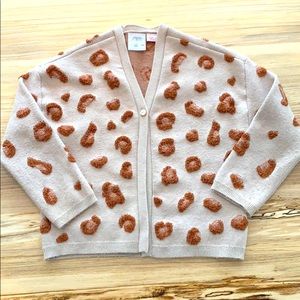 Size 3-4 years Zara animal print cardigan